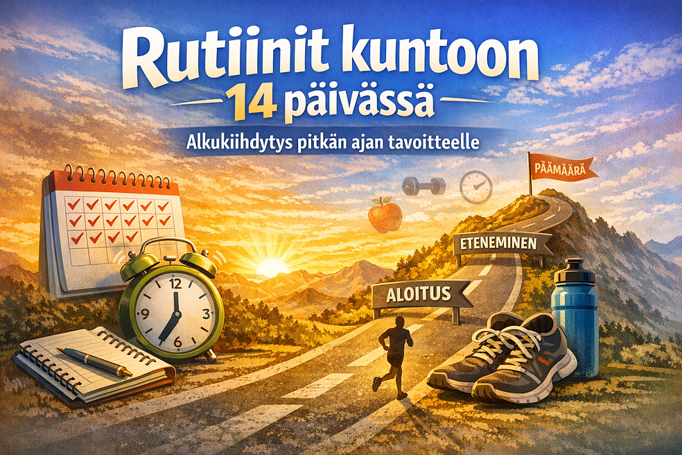 Rutiinit kuntoon 14 päivässä (omaa aikaa 10 min/päivä) by Tunne Consulting